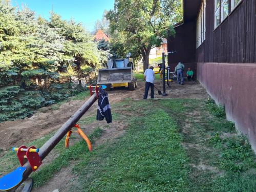 Detské ihrisko pri pavilóne