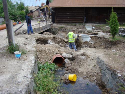 Výstavba kanalizácie 2010-2012