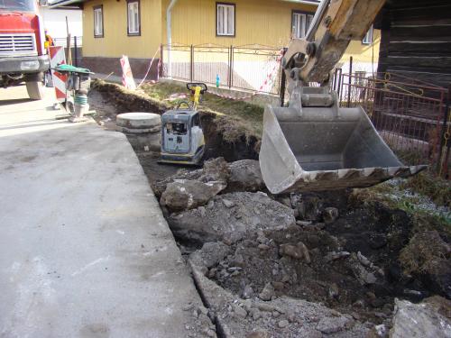 Výstavba kanalizácie 2010-2012