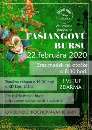 Fašiangová bursa - pozvánka  1
